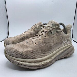 Hoka One One Clifton 9 Mens 10 White Athletic Shoes Running Walking Outdoors
